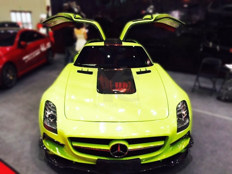 2009-2015 Mercedes Benz SLS AMG C197 Coupe Black Series Style Portion Carbon Fiber NON Wide Body Kit