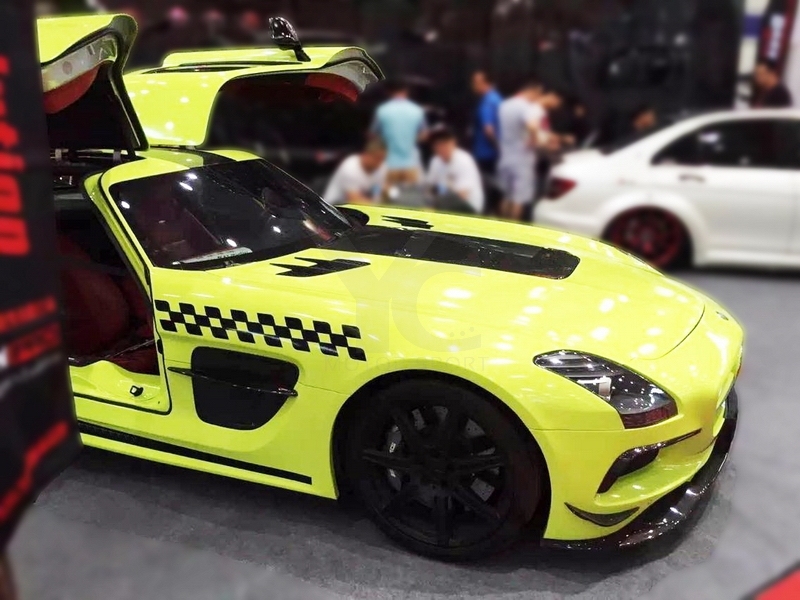 2009-2015 Mercedes Benz SLS AMG C197 Coupe Black Series Style Portion Carbon Fiber NON Wide Body Kit