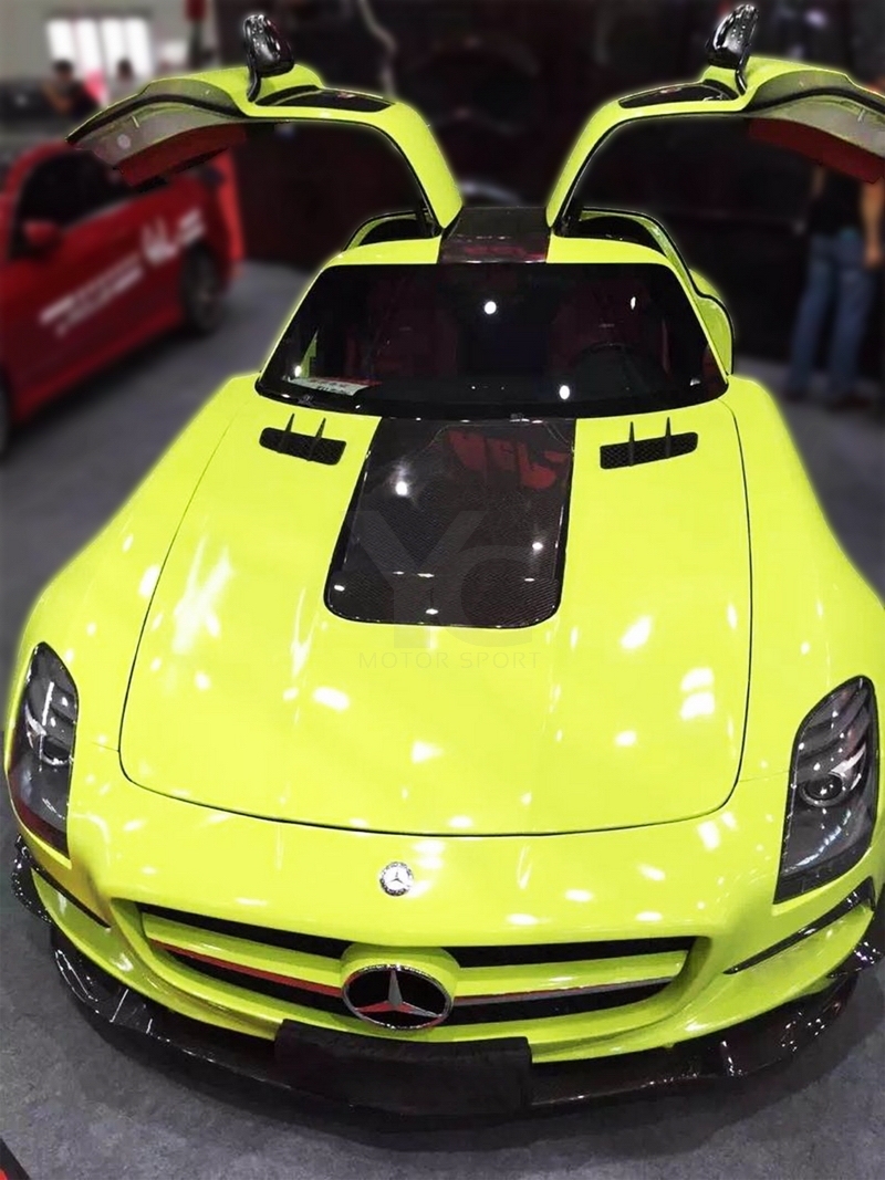 2009-2015 Mercedes Benz SLS AMG C197 Coupe Black Series Style Portion Carbon Fiber NON Wide Body Kit