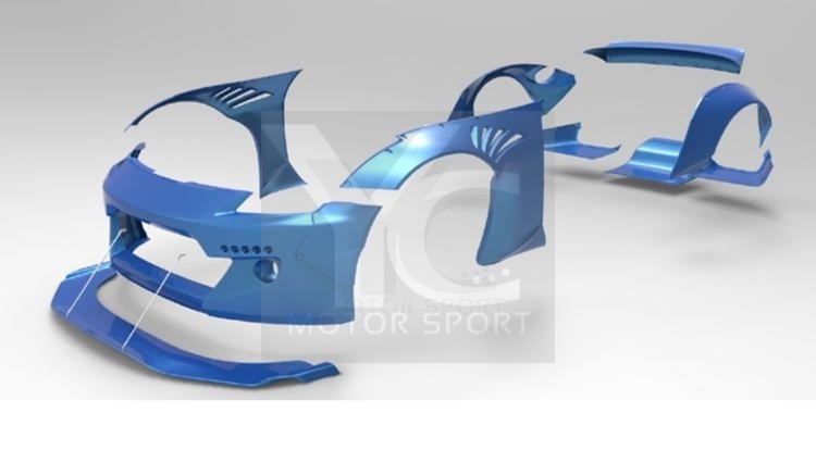 SALE 2002-2008 Nissan 350Z Z33 GRD PD RB V2 Style Wide Body Kit including Front Bumper, Fender Flare Kit, Rear Diffuser & Rear Wing