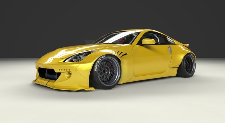 2004 Nissan 350Z Rocket Bunny Kit 