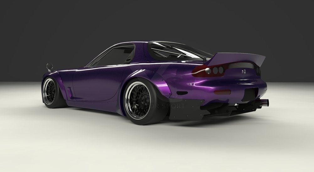 1993 Mazda RX7 Rocket Bunny Kit RX7 Mazda 1995