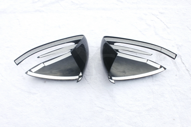 2009-2015 Mercedes Benz SLS AMG C197 Coupe R197 Roadster Carbon Fiber Mirror Cover
