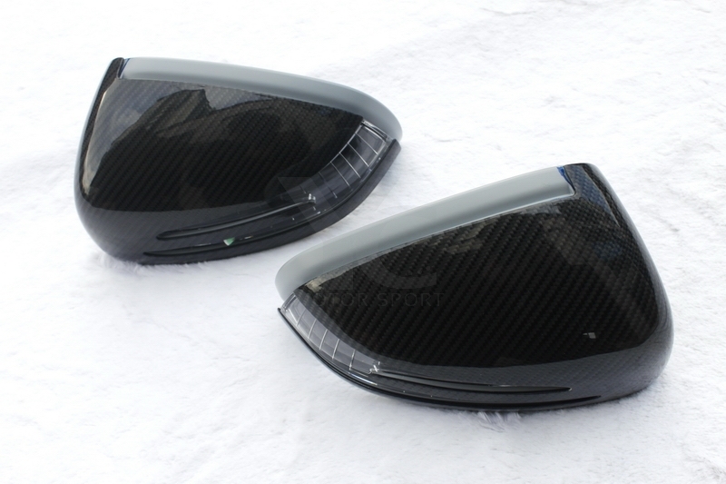 2009-2015 Mercedes Benz SLS AMG C197 Coupe R197 Roadster Carbon Fiber Mirror Cover
