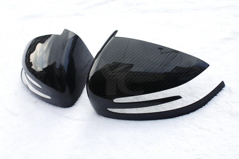 2009-2015 Mercedes Benz SLS AMG C197 Coupe R197 Roadster Carbon Fiber Mirror Cover