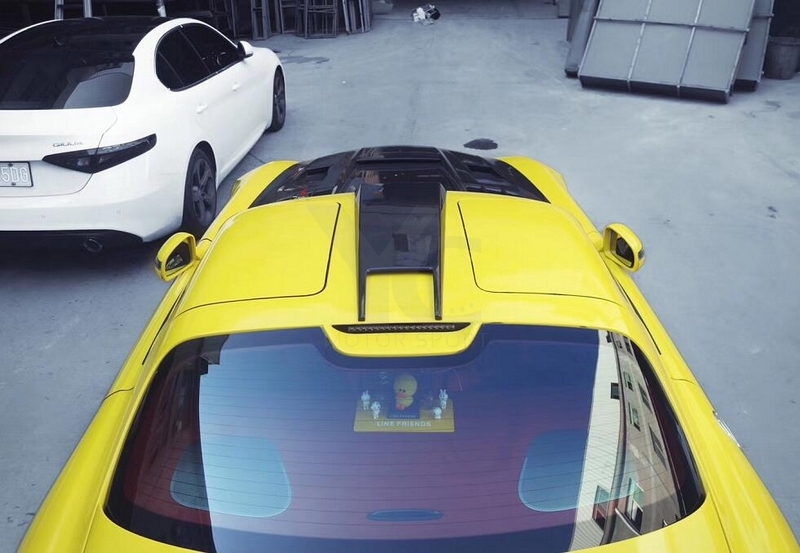 2009-2015 Mercedes Benz SLS AMG C197 Coupe Roof Air Duct Vents Scoop