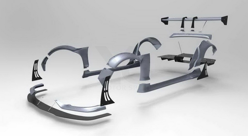 2011 Mazda RX-8 Wide Body Kit Rocket Bunny kit