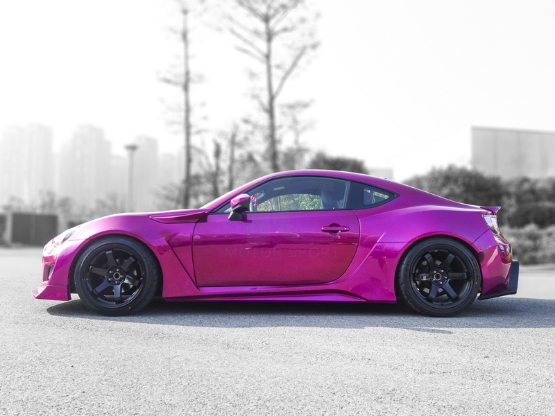 2017-2018 Subaru BRZ AG Style Wide Body Kit incl. Front Lip, Fender Flare, Side Skirts, Rear Diffuser & Wing