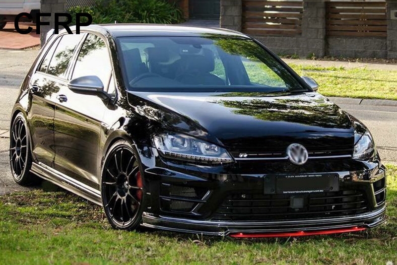 2014-2016 GOLF 7 VII MK7 MK VII R Rline Hatchback Pre-Facelift RZ Style Body Kit including Front Lip Side Skirt Extension Rear Diffuser