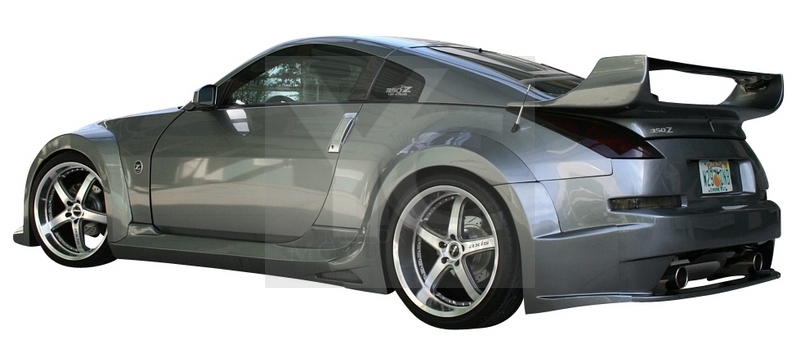 2002-2008 Nissan 350Z Z33 IBD HAVOC Wide Style Body Kit including Front Bumper, Fender Flare Kit, Side Skirts, Rear Bumper