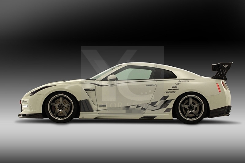 2008-2015 Nissan R35 GTR CBA DBA VS '13 Ver. Style Body Kit including Front Bumper & Lip , Front Fender Kit , Side Skirt , Rear Diffuser Kit