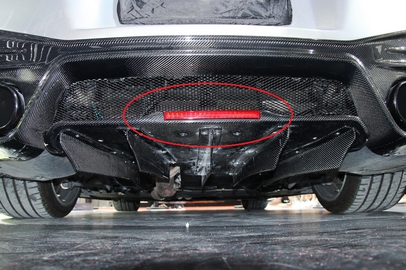 2011-2015 Nissan R35 DBA OEM Rear Diffuser Genuine Fog Lamp Brake Light