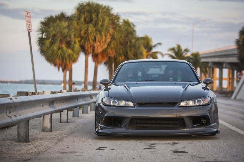 1999-2002 Nissan S15 Silvia VTX EDGE Style Body Kit including Front Bumper,Front Fender,Side Skirt,Rear Fender Flare,Rear Bumper