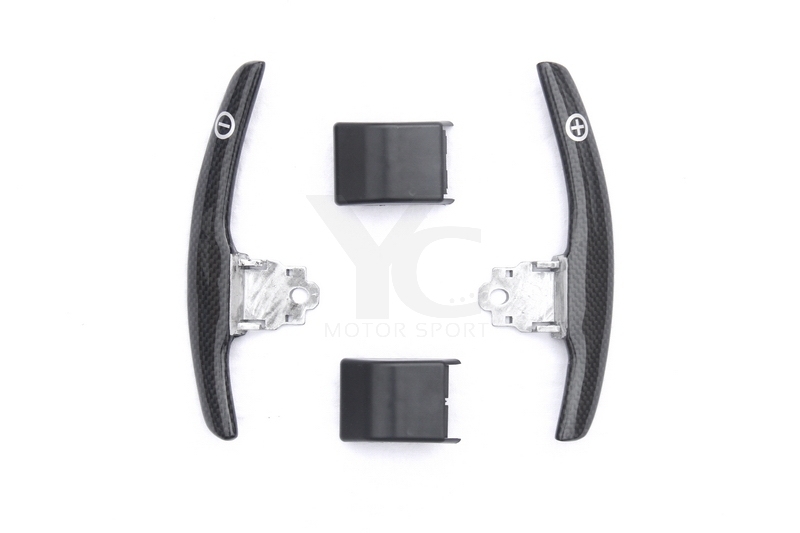 2015-2016 BMW F1x F2x F3x F8x Sport Version M2 M3 M4 M5 M6 X5M X6M Plain Weave Glossy Finish Extended Shift Paddle