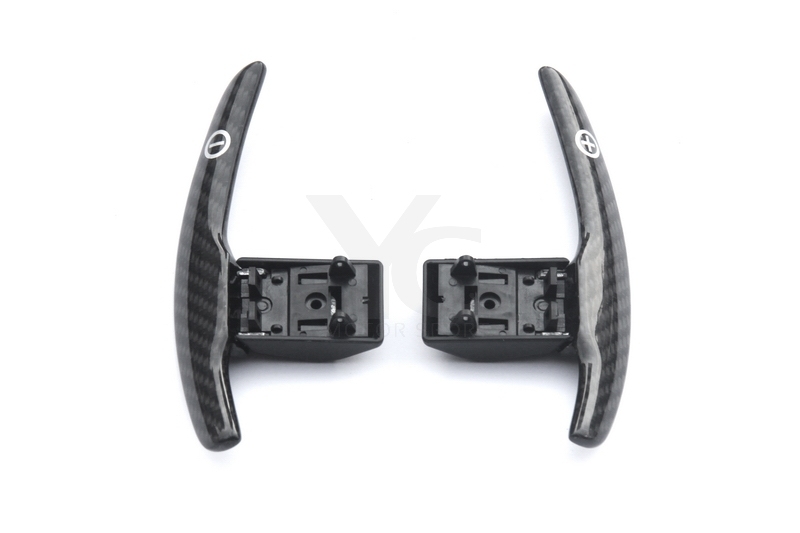 2015-2016 BMW F1x F2x F3x F8x Sport Version M2 M3 M4 M5 M6 X5M X6M Twill Weave Glossy Finish Extended Shift Paddle