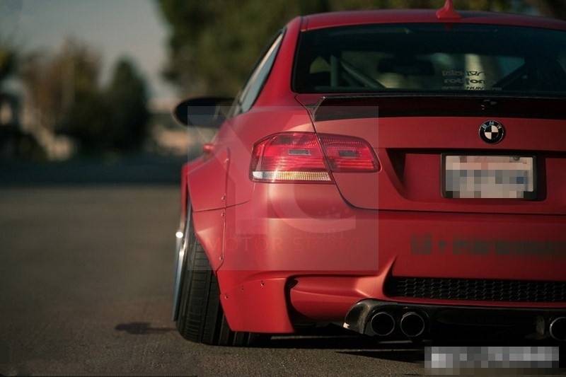 2007-2013 BMW E92 M3 LB LP LW Style Body Kit including Front Diffuser , Whole Fender Flare , Rear Spat , Trunk Wing