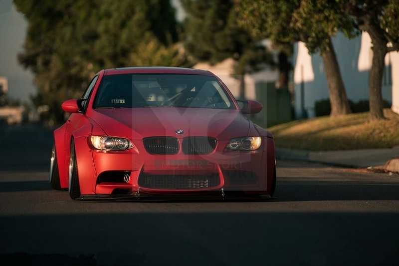2007-2013 BMW E92 M3 LB LP LW Style Body Kit including Front Diffuser , Whole Fender Flare , Rear Spat , Trunk Wing
