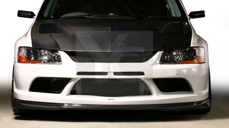 2004-2007 Mitsubishi Lancer Evolution 8-9 VS 09' Ver Style Body Kit including Front Bumper w/ Lip & Diffuser , Canard , Oil Cooler Guide , Side Skirt
