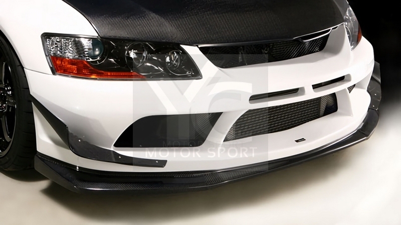 2004-2007 Mitsubishi Lancer Evolution 8-9 VS 09' Ver Style Body Kit including Front Bumper w/ Lip & Diffuser , Canard , Oil Cooler Guide , Side Skirt