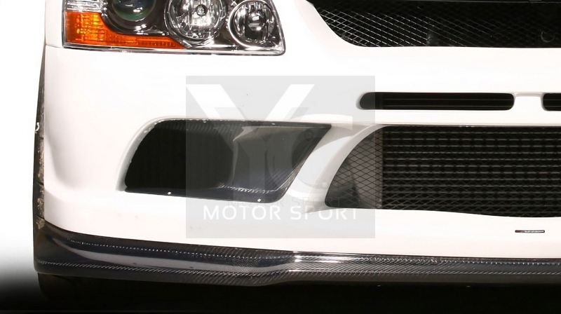 2004-2007 Mitsubishi Lancer Evolution 8-9 VS 09' Ver Style Body Kit including Front Bumper w/ Lip & Diffuser , Canard , Oil Cooler Guide , Side Skirt