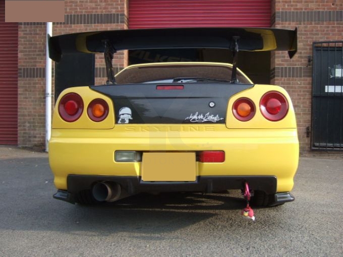 1999-2002 Nissan Skyline R34 GTR OEM Rear Bumper Diffuser