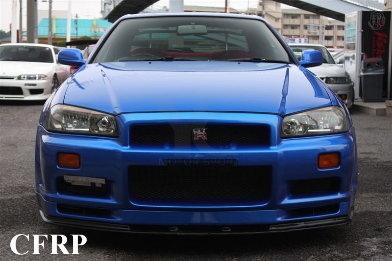 1999-2002 Nissan Skyline R34 GTR OEM Front Bumper NI Style Bottom Lip with Undertray
