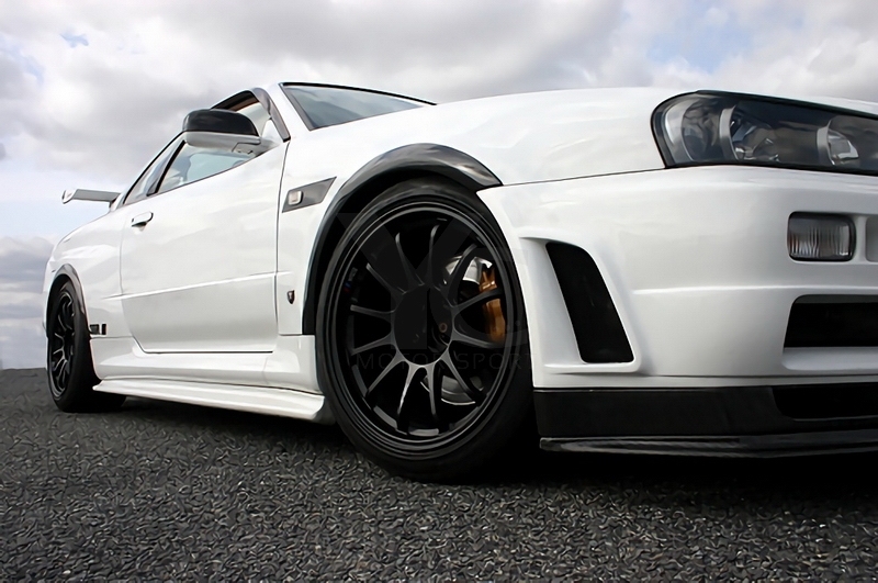 1999-2002 Nissan Skyline R34 GTR NI Style Front Over Fender Flare