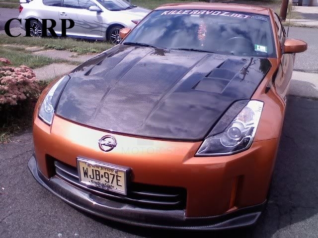 2002-2005 Nissan 350Z Z33 NI Style Fiber Front Lip