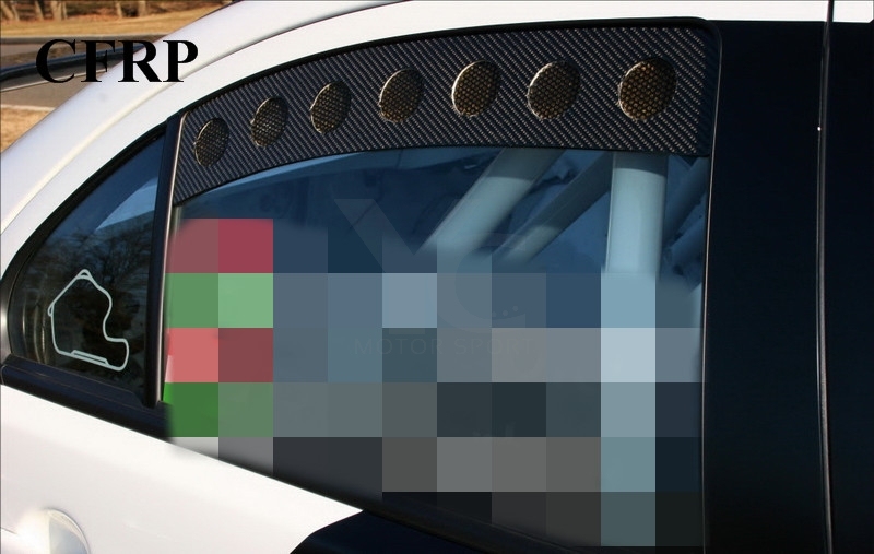 2008-2012 Mitsubishi Lancer Evolution EVO X Rear Window Vents