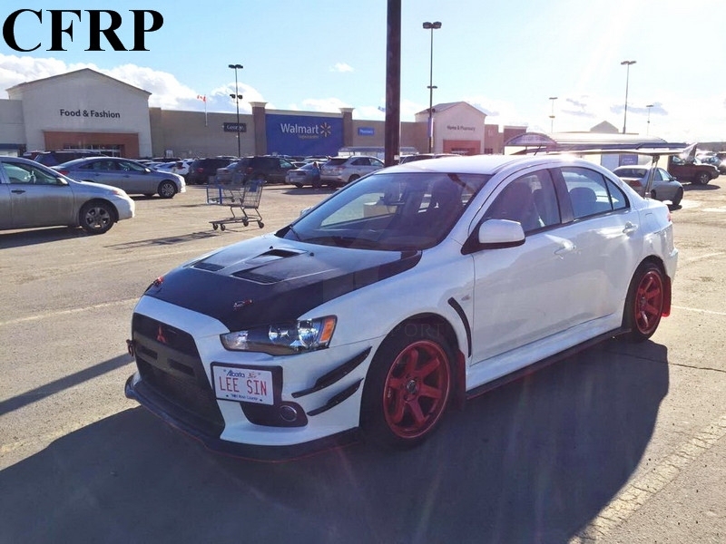2008-2012 Mitsubishi Lancer Evolution EVO X KS Style Side Skirt Extension Attachment