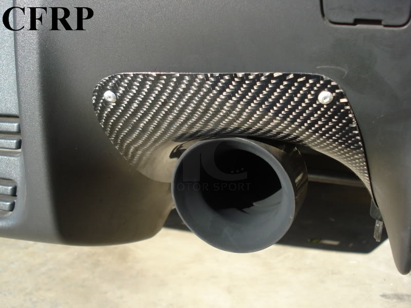 2008-2012 Mitsubishi Lancer Evolution EVO X 10 Rear Bumper VS Style Exhaust Heatshield