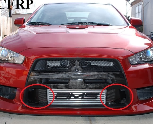 2008-2012 Mitsubishi Lancer Evolution EVO X Intercooler Side Plates