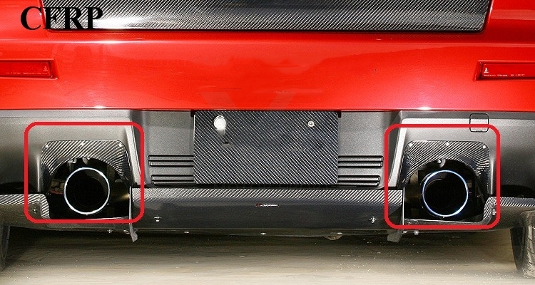 2008-2012 Mitsubishi Lancer Evolution EVO X 10 Rear Bumper VS Style Exhaust Heatshield