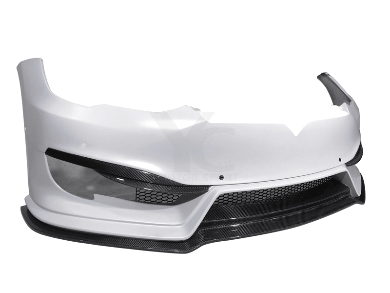2016-2019 Tesla Model S PD Style Front Bumper (Can Fit Pre-facelifted Model S together w/ YCTSL017S & YCTSL018S)