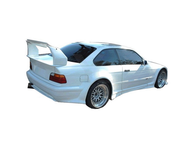 1992-1998 BWM 3-Series E36 2-Door GTR RACE Style Wide Body Kit include Front Bumper,Front Fender,Side Skirts,Rear Fender Flare,Rear Bumper