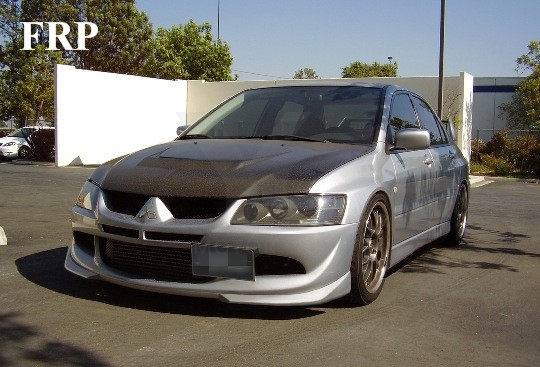 2003-2005 Mitsubishi Evolution 8 JP Style Front Lip