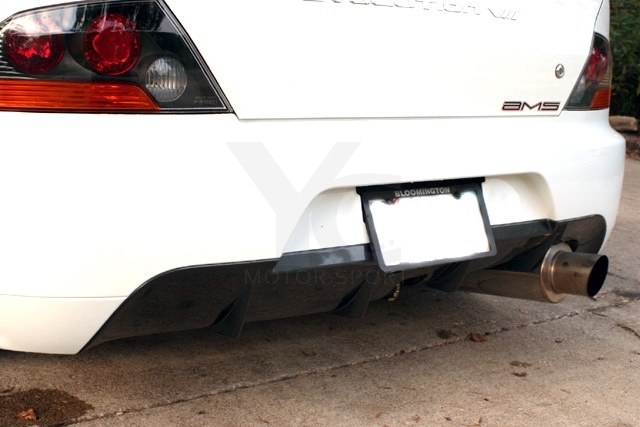 2006-2007 Mitsubishi Evolution 9 JDM OEM Style Rear Diffuser