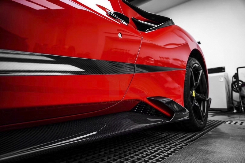 2015-2017 Ferrari F488 Spider MS 4XX Style Body Kit Portion Carbon Fiber