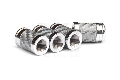 Accessories Universal Carbon Fiber Chrome Metal Car Wheel Tire Tyre Valve Cap Dustproof DustCaps