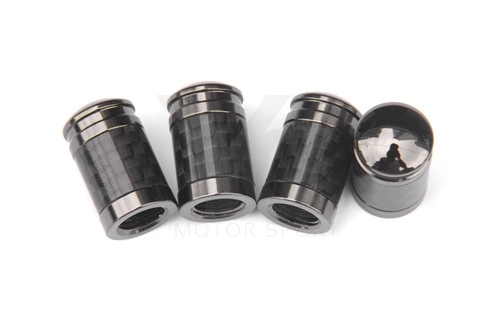 Accessories Universal Carbon Fiber Chrome Metal Car Wheel Tire Tyre Valve Cap Dustproof DustCaps