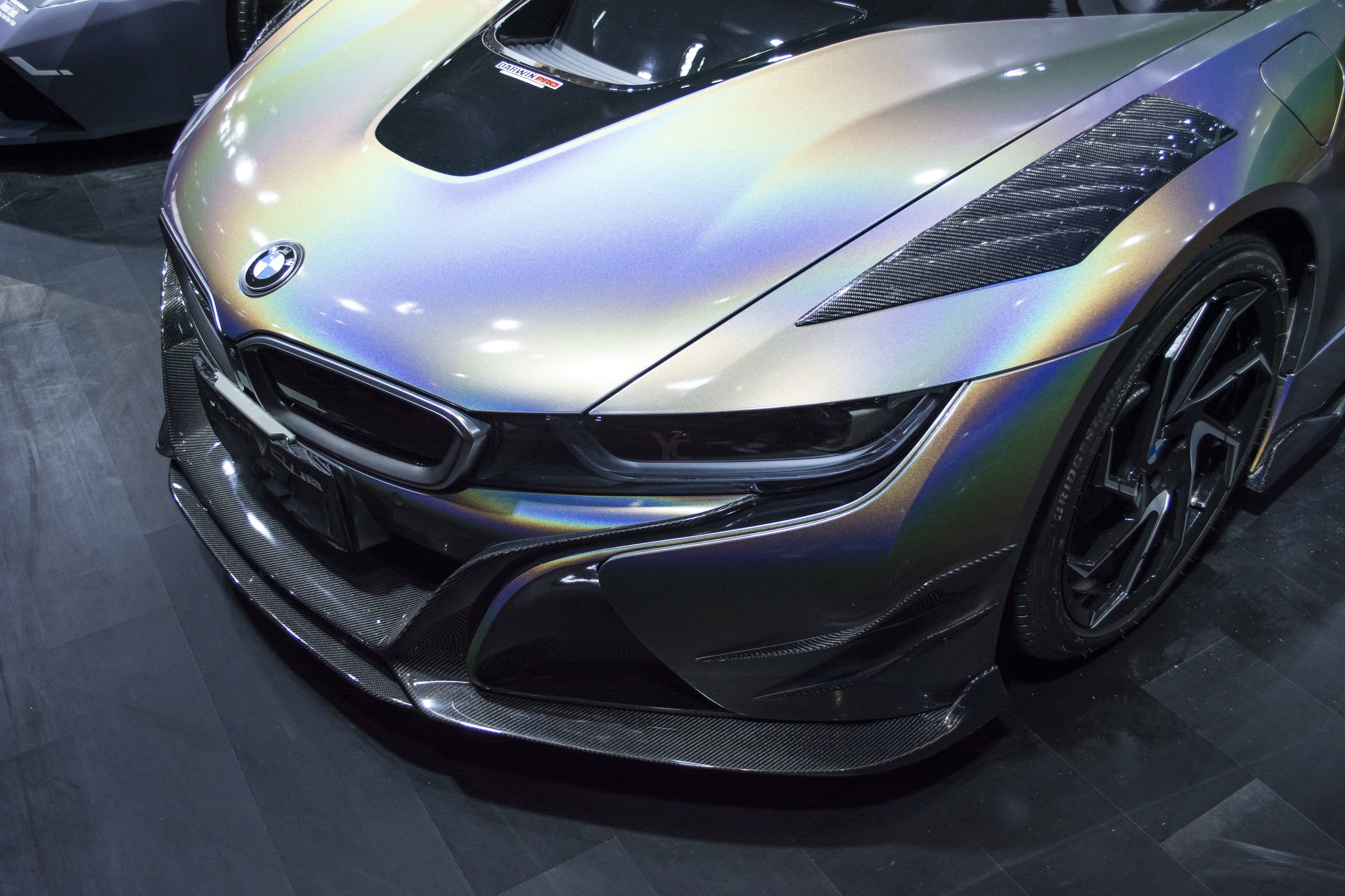 2014-2017 BMW i8 Electric Berserker Style Body kit include Front Lip,Side Skirts,Rear Diffuser,Rear Spoiler,Front Canards,Rear Canards,Fender Vents