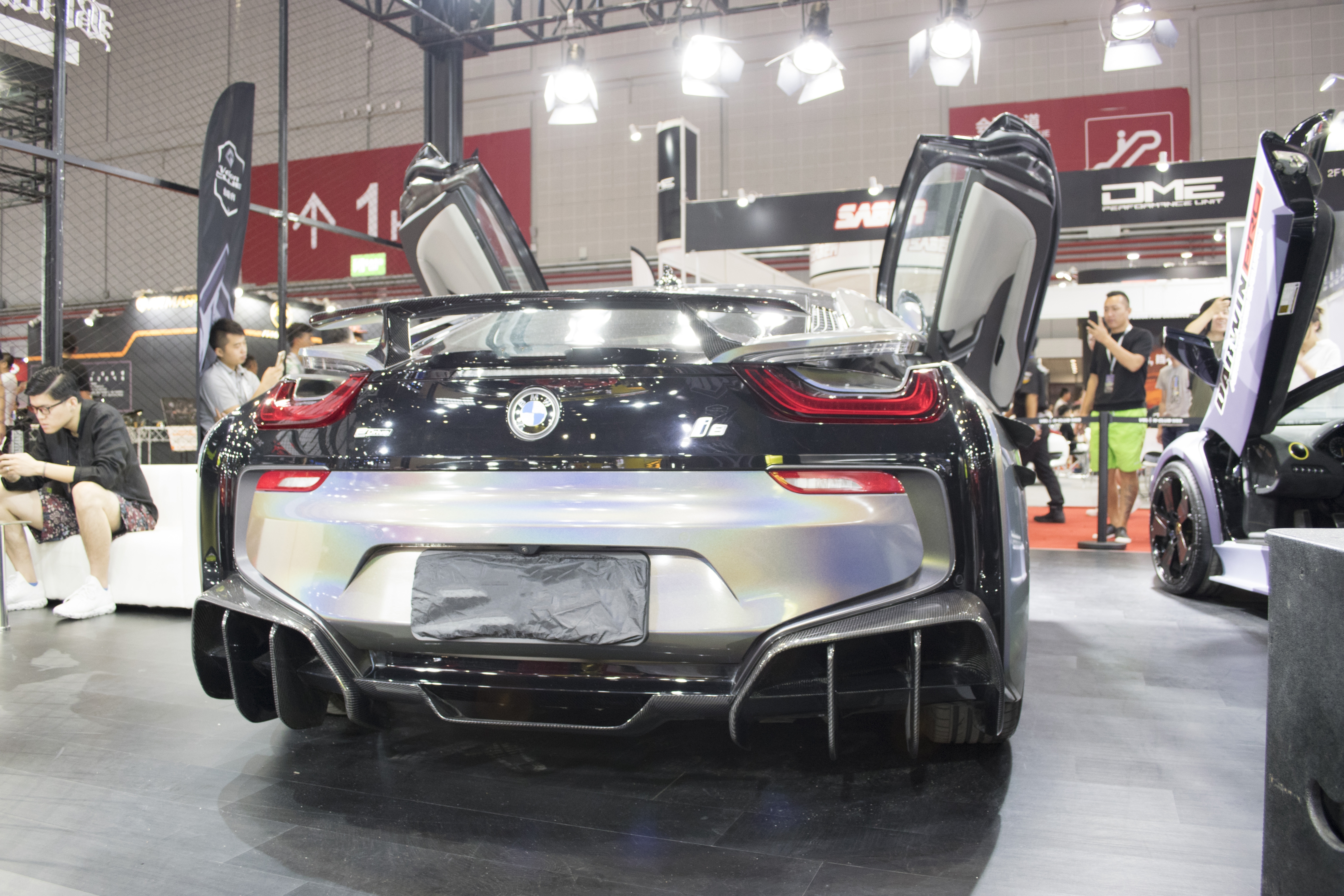 2014-2017 BMW i8 Electric Berserker Style Body kit include Front Lip,Side Skirts,Rear Diffuser,Rear Spoiler,Front Canards,Rear Canards,Fender Vents
