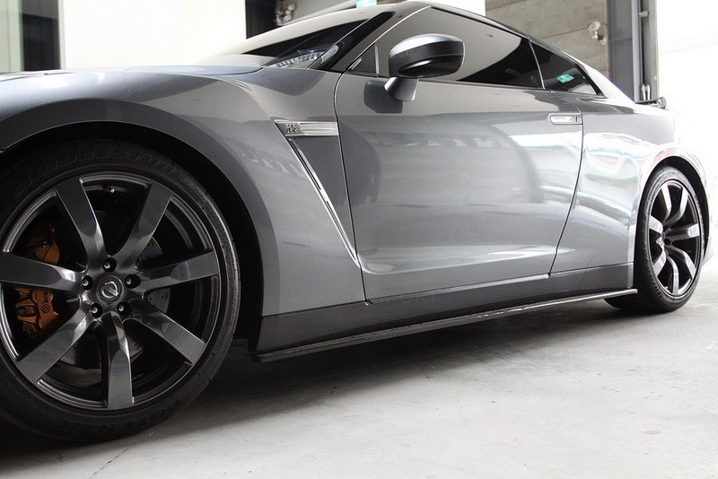2008-2015 Nissan R35 GTR CBA DBA AR Style Side Skirt Extension