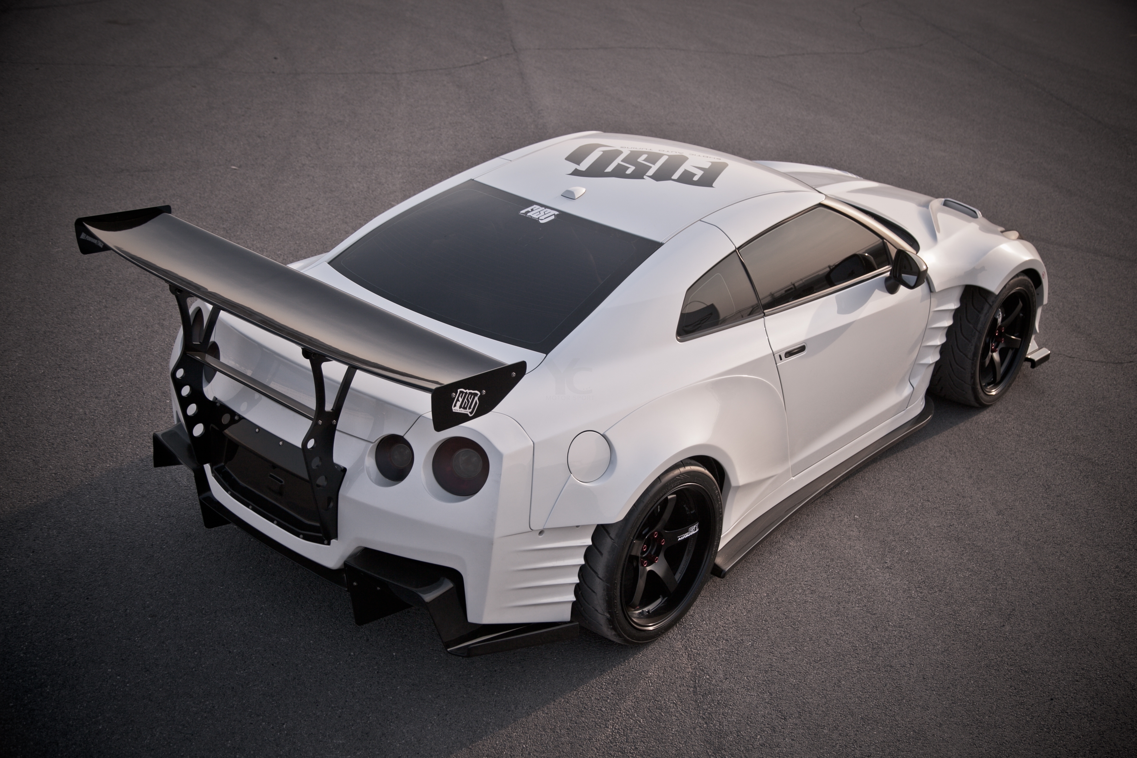 2008-2015 Nissan R35 GTR CBA DBA BSP Rear Spoiler Wing with Bracket