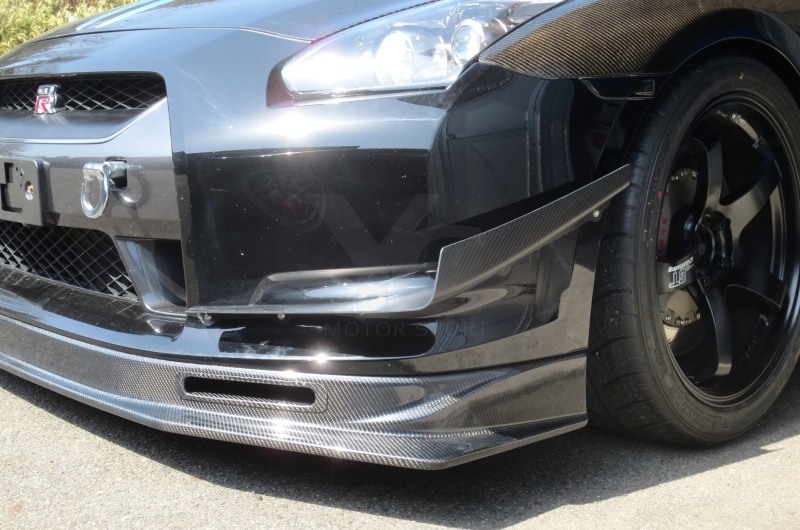2008-2010 Nissan R35 GTR CBA OE Front Bumper KS Style Canards