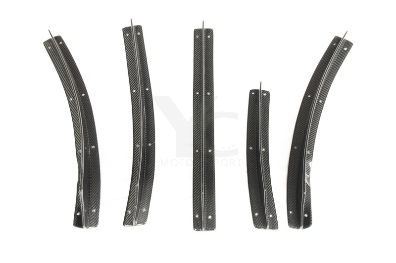2011-2015 Nissan R35 GTR DBA YC Design Style Rear Diffuser Fins Blades