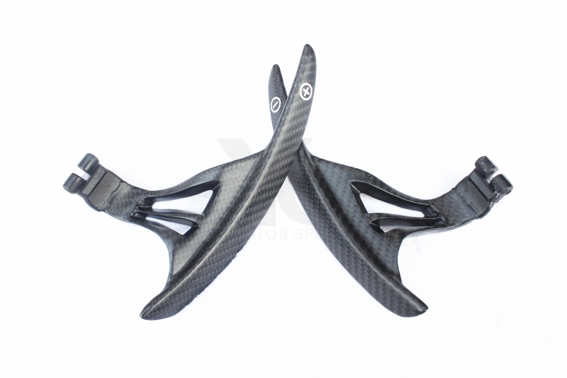 2008-2015 Nissan R35 GTR CBA DBA AT Style Lengthened Shift Paddle Matte Finish