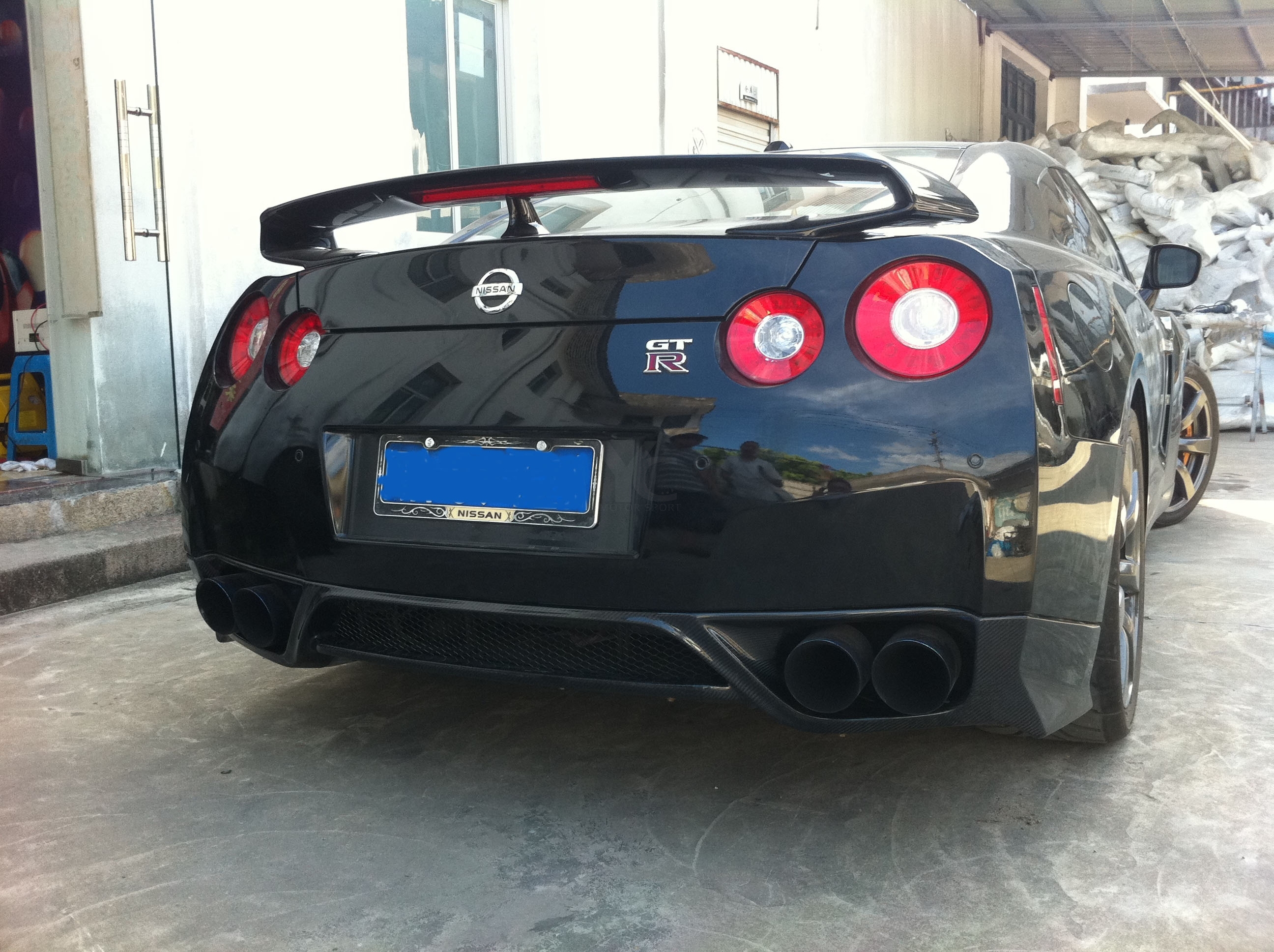 2008-2015 Nissan R35 GTR CBA ZP Style Rear Bumper Lip