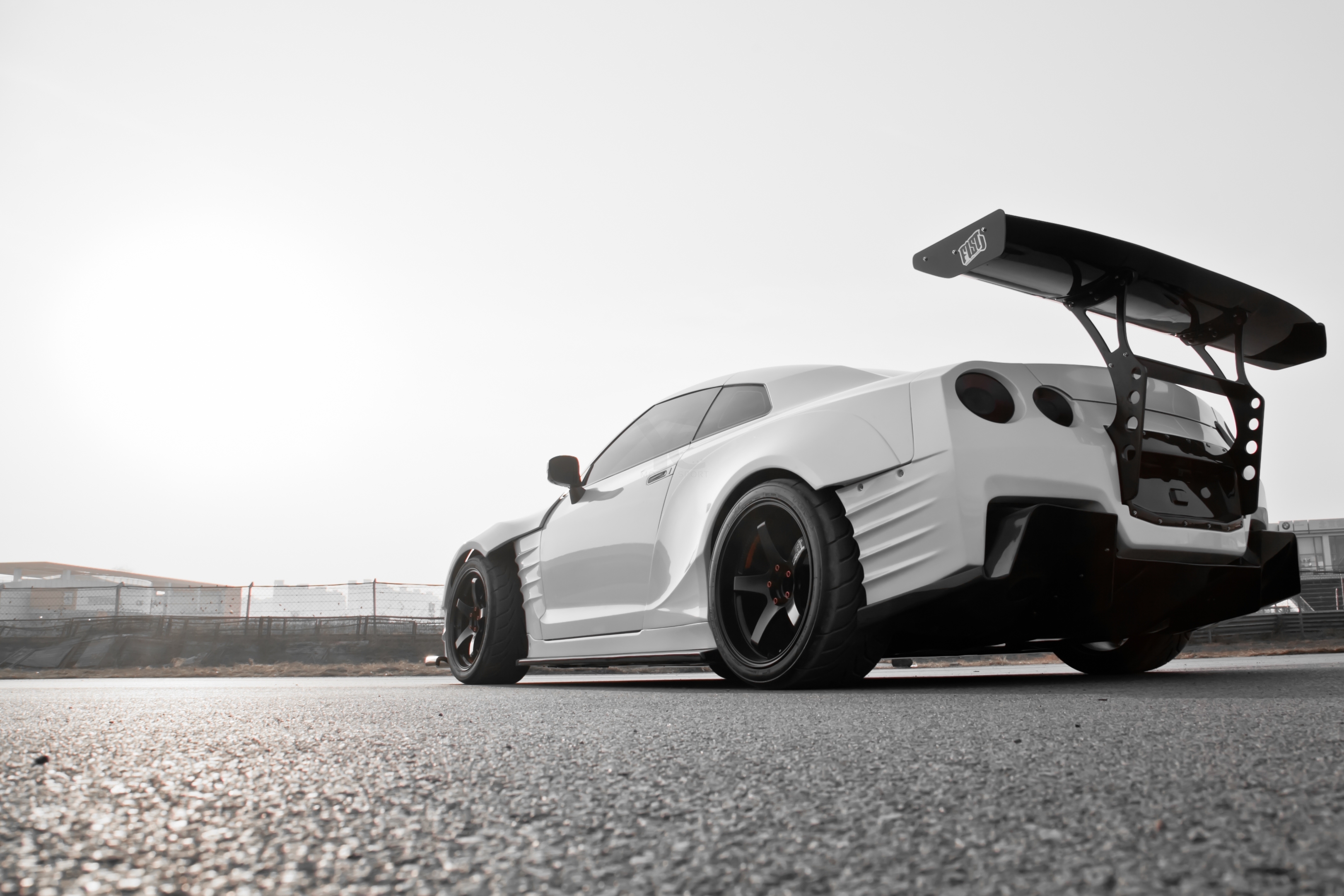 2008-2015 Nissan R35 GTR CBA DBA BSP Rear Spoiler Wing with Bracket