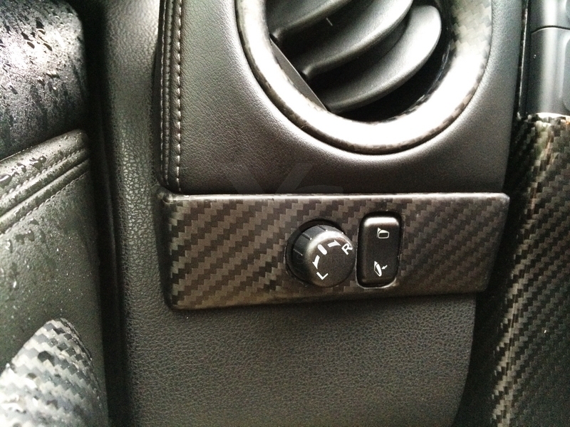 2008-2015 Nissan R35 GTR CBA DBA LHD RSW Style Mirror Control Panel Cover
